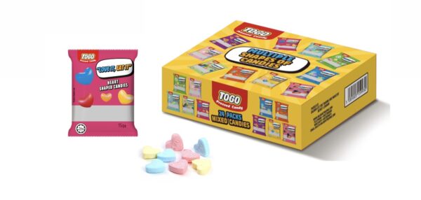 TOGO pressed candy HEART 15g