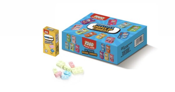 TOGO pressed candy BUILDING BLOCK 25g